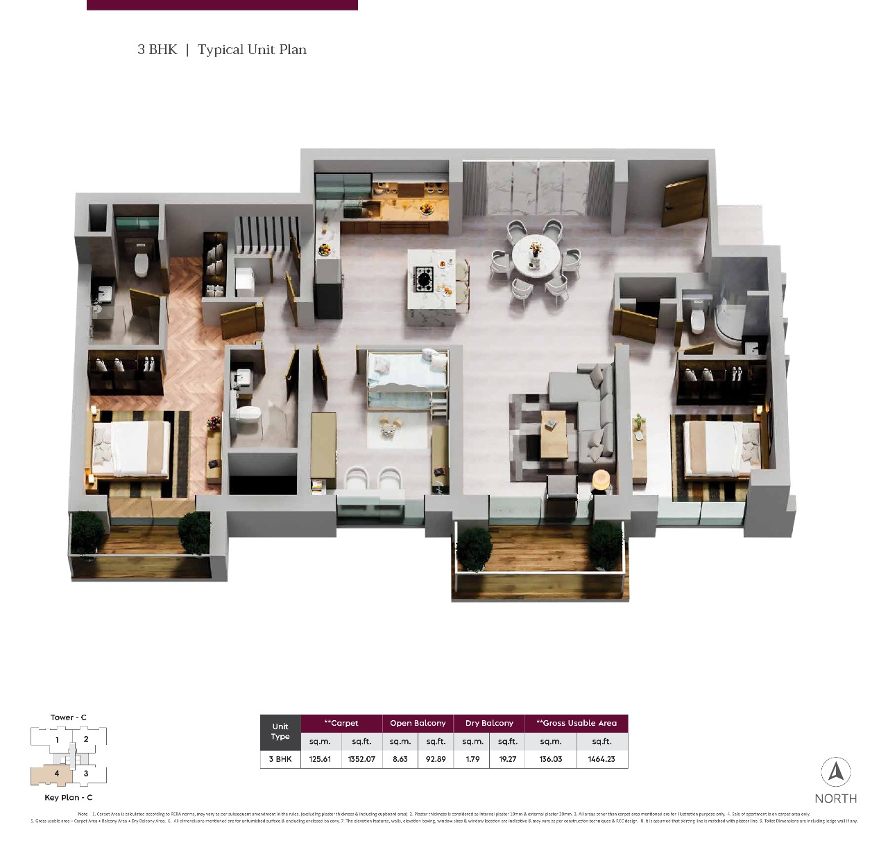 2 BHK Plan