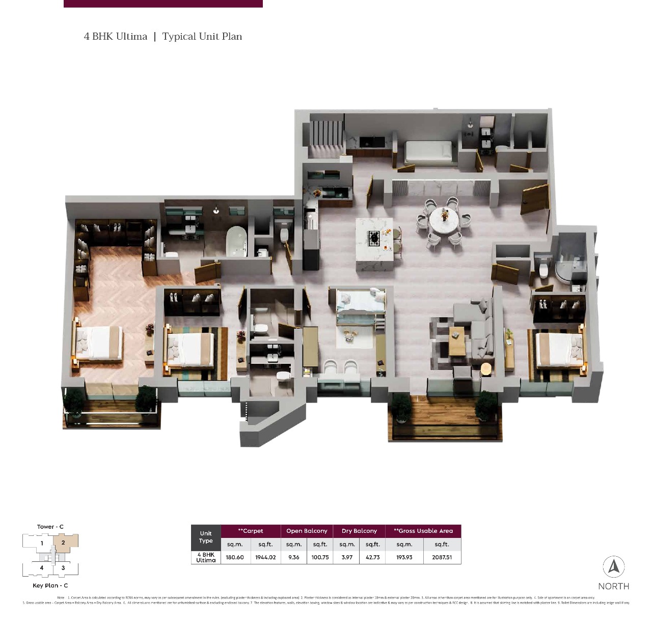 2 BHK Plan